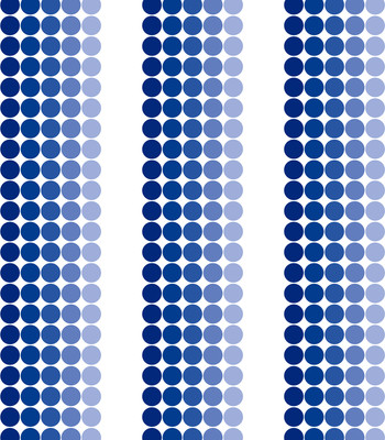 Шторка-занавеска для ванны Вилина Ритм / 6984-010 (180x180, синий)