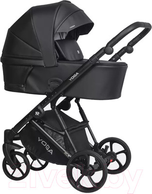 Детская универсальная коляска Riko Basic Yoga Ecco 2 в 1 (12/черный)