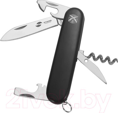 Нож швейцарский STINGER FK-K5018-5PB (черный)