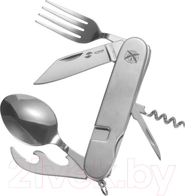Нож швейцарский STINGER FK-A106GB-CB (серебристый)