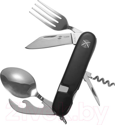 Нож швейцарский STINGER FK-A106PB-2 (черный)