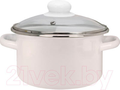 Кастрюля Эмаль Бисквит 33-1610С (2л)