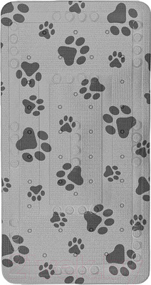 Коврик в ванну для животных Вилина Лапки 7111 (серый)