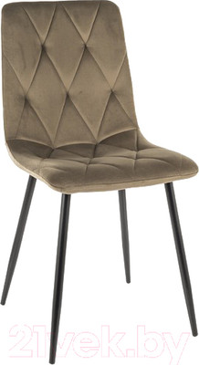 Стул Signal Tom Velvet (Bluvel 77 оливковый/черный)