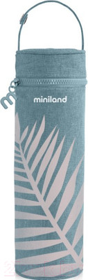 Термоконтейнер для бутылочки Miniland Terra / 89452 (500мл, бирюзовый/пальмы)