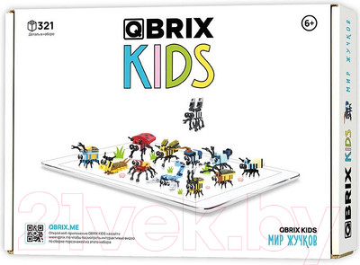 Конструктор QBRIX Kids Мир жучков