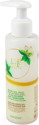 Гель для умывания La and Te beaute Пилинг С AHA-BHA кислотами Алоэ и Зеленый чай / LT-2241