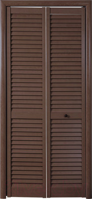 Дверь межкомнатная РСП Жалюзийная 50.3x200.5 (венге)