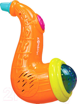 Музыкальная игрушка Азбукварик Саксофончик / 2182 (оранжевый)