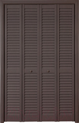 Дверь межкомнатная РСП Жалюзийная 100.8x200.5 (венге)