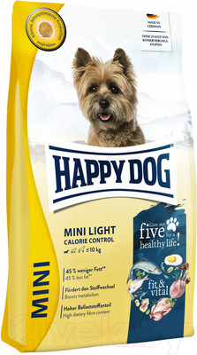 Сухой корм для собак Happy Dog Mini Light Fit & Vital / 61206 (4кг)