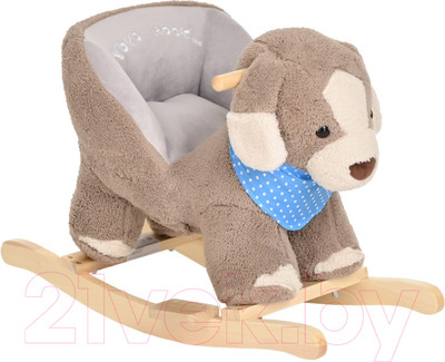 Качалка детская Pituso Собачка / GS6115 (серый)