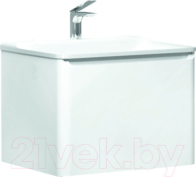 Тумба под умывальник Raval Welto 60 / Wel.01.60/P/W/RL (подвесная, белый)