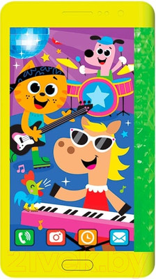 Развивающая игрушка Азбукварик Диско-зверята Волшебный смартфончик / 3261