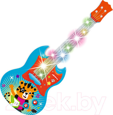 Музыкальная игрушка Азбукварик Электрогитара Суперхит / 3159 (голубой)