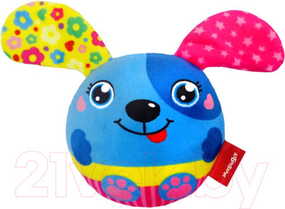 Развивающая игрушка Азбукварик Люленьки. Музыкальный мячик Щенок / 2779