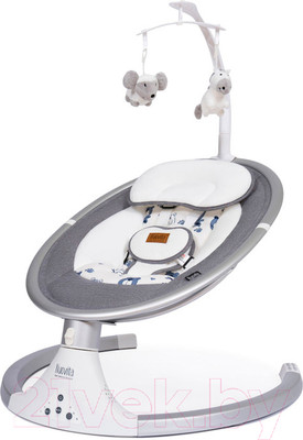 Детский шезлонг Nuovita Mistero MS1 (серый/серебристый)