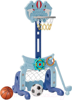 Набор активных игр Perfetto Sport Стойка Морская / PS-075-B (синий)