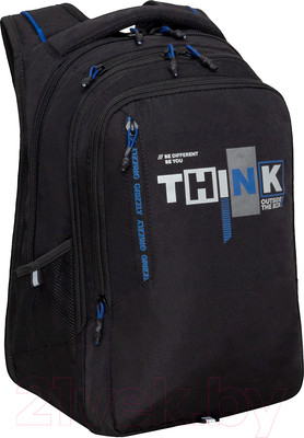 Рюкзак Grizzly RU-438-1 (черный/синий)