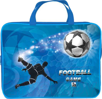 Папка-портфель Оникс Футбол на синем / ПМД 2-20