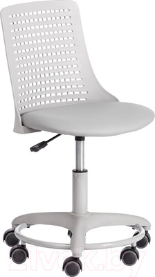 Кресло детское Tetchair Kiddy экокожа (серый)