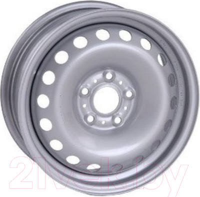 Штампованный диск Magnetto 15002S 15x6" 4x100мм DIA 60.1мм ET 40мм Silver