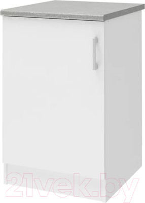 Шкаф-стол кухонный Stolline Уют 275.08МСТ (белый/белый)