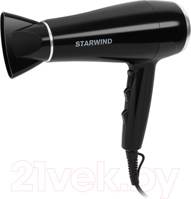 Фен StarWind SHD 7080 (черный/хром)