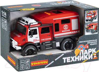 Автомобиль игрушечный Bondibon Парк техники. Пожарный внедорожник / ВВ6085