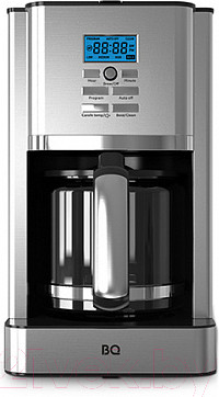 Капельная кофеварка BQ CM1004 (стальной/черный)