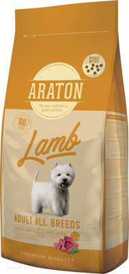 Сухой корм для собак Araton Adult Lamb. Премиум / ART47467 (15кг)