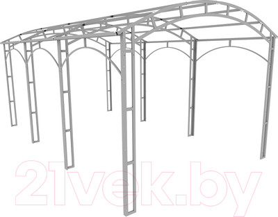 Навес для автомобиля ИМпласт 3.7х6м / 15152 (каркас)