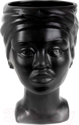 Кашпо Белбогемия Голова Наоми 3478 / 103763 (черный)