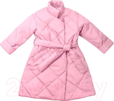 Пальто детское Amarobaby Trendy / AB-OD22-TRENDY29/06-134 (розовый, р.134-140)