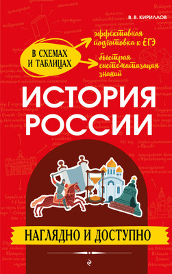 Книга Эксмо История России: наглядно и доступно, мягкая обложка (Кириллов Виктор)