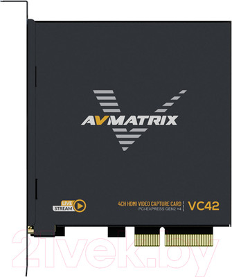 Устройство видеозахвата Avmatrix VC42 4CH HDMI PCIE / 29983