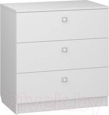 Комод Премиум Смарти без ф/п (белый)