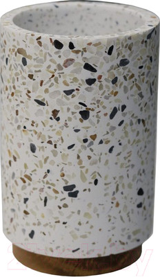 Стакан для зубной щетки и пасты Белбогемия BRE0184AA-TB / 103509