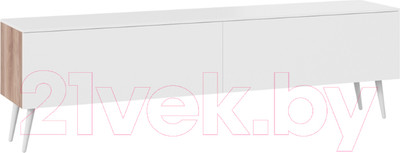 Тумба ТриЯ Порто СМ-393.03.011 (яблоня беллуно/белый софт/белый)