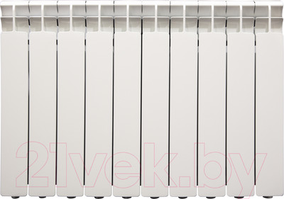 Радиатор алюминиевый Nova Florida Big D3 500/100 White (10 секций)