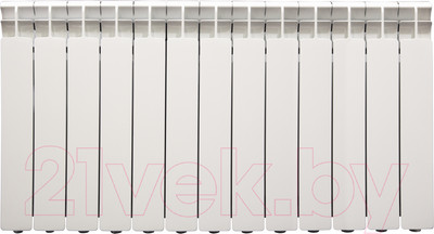 Радиатор алюминиевый Nova Florida Big D3 500/100 White (13 секций)