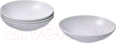 Набор тарелок Swed house Djup Platta MR3-33 (белый)