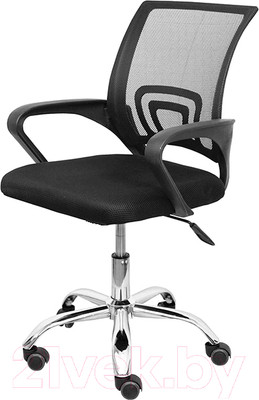 Кресло офисное Деловая обстановка Омега ВМ-520М (черный/черный)