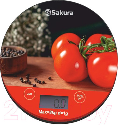 Кухонные весы Sakura SA-6076TP (помидоры и перец)