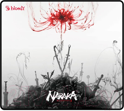 Коврик для мыши A4Tech Bloody BP-45 Naraka (белый)