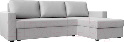 Диван угловой Лига Диванов Траумберг Лайт правый (экокожа белый)