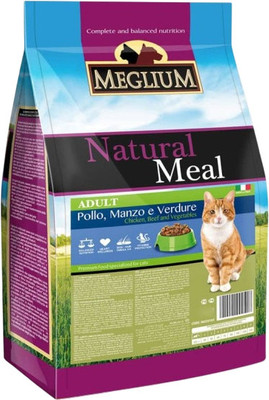 Сухой корм для кошек Meglium Cat Beef & Chicken & Vegetables / MGS0101 (1.5кг)