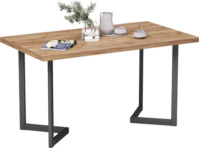 Обеденный стол Soma Miata 36 120x66 (дуб крафт золотой/черный)