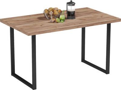 Обеденный стол Soma Tako 36 120x66 (дуб крафт золотой/черный)