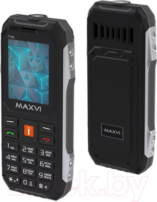 Мобильный телефон Maxvi T100 (черный)